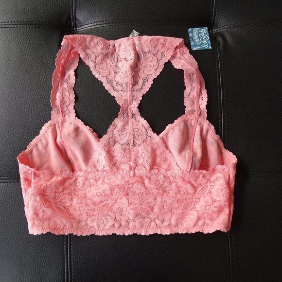 Free People Galloon Lace Racerback Bralette NWT - Picture 4 of 4